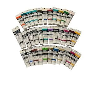 Liquitex Professional Heavy Body Acrylic Paint Lot 34 Tubes Mixed